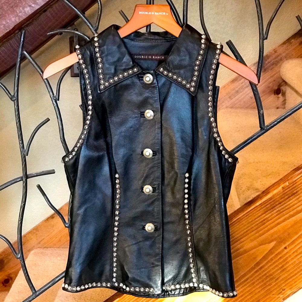 Buttery Soft Double D Ranch Studded Vest XSmall
